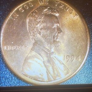 1994 Lincoln Penny Coin - Brown